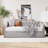 Gray Twin Upholstered Daybed Expanding To King With Pop Up Trundle-889433233