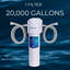 Système de filtration pour robinet de cuisine