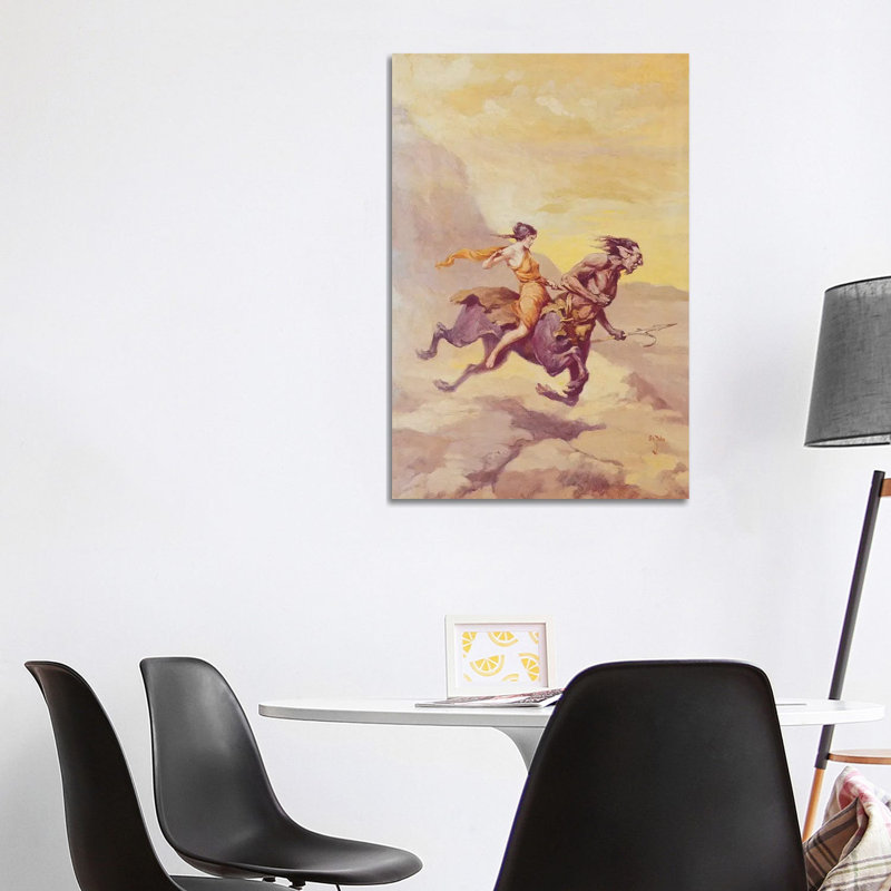 The Moon Maid by J. Allen St. John - Wrapped Canvas Print, 101.6 cm H x 66.04 cm W x 3.175 cm D