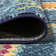 Bethlehem Tribal Love Geometric Dark Blue/Multi Rug