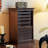 Nut-brown Rectangular Solid Wood Jewelry Armoires-1664686721