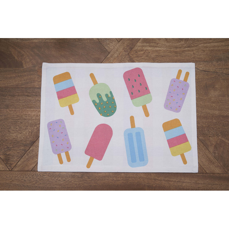 Ensemble de 6 napperons Popsicle Summer