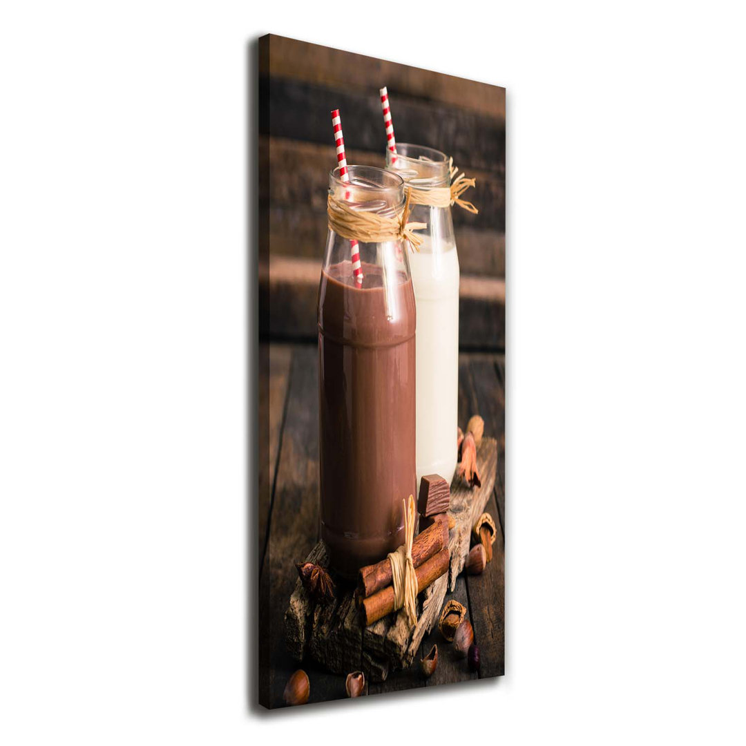 Milk Shakes - Kunstdrucke auf Leinwand - Wrapped Canvas