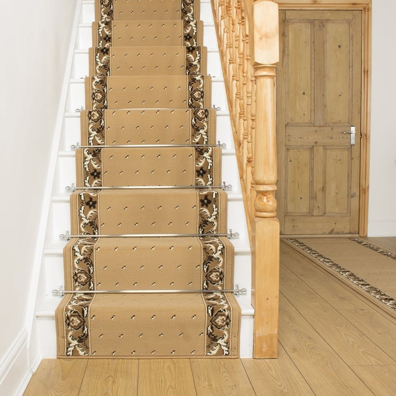 Stair Runner Alsafi Polka Dots Indoor / Outdoor Area Rug, Runner 600cm x 70cm