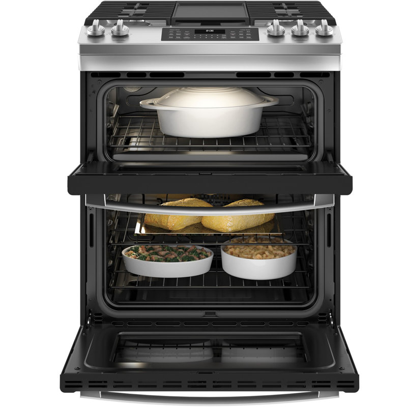 30" 6.7 cu. ft. Slide-In Gas Range with Griddle