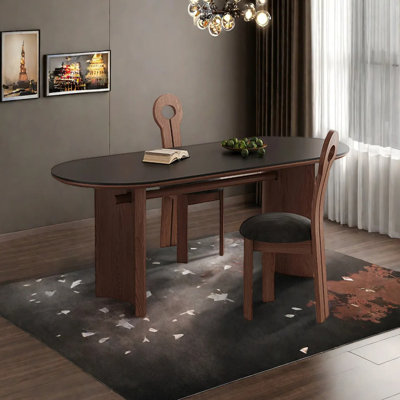 Retro French oval dining table