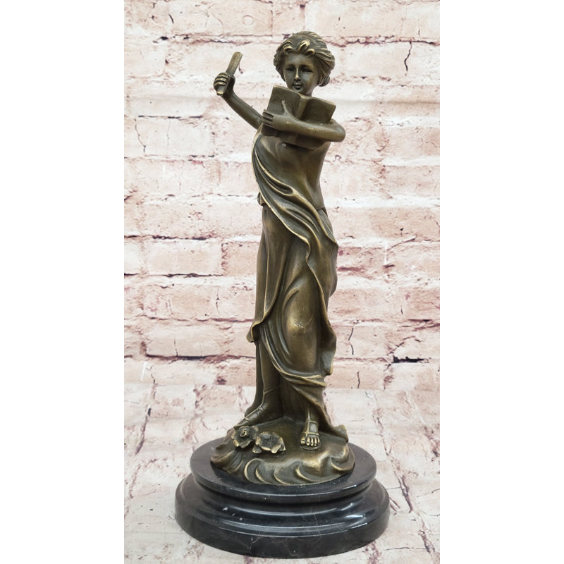 Athéna, déesse grecque, figure mythologique, sculpture en bronze de Milo