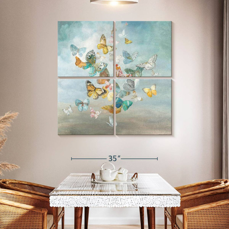 Brampt Beautiful Butterflies, 45" H x 45" W
