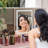 Jyotsna 9-Drawer Makeup Vanity with Mirror and Adjustable Lights -574080305