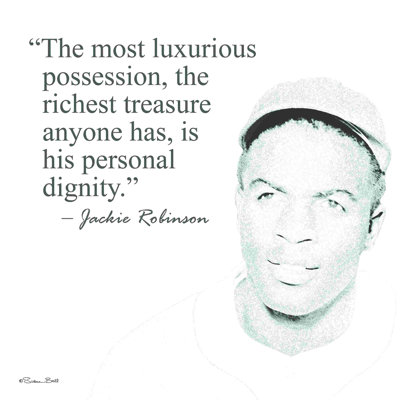 " Baseball Greats - Jackie Robinson " by Susan Ball