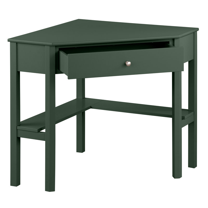 Careyann Corner Writing Desk, Hunter Green