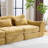 Space-saving Modular Sectionals, Yellow Foam Sofa For Modern Living Spaces