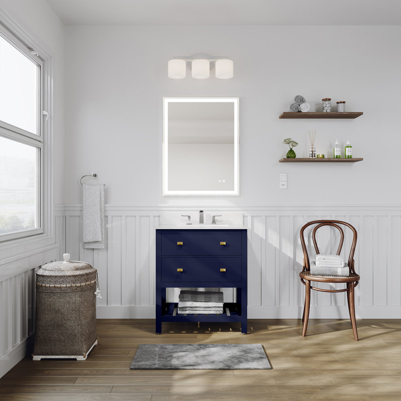 Meuble-lavabo simple l 30 po x P 19 po x H 34 po