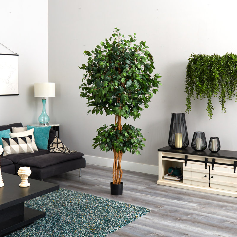 72'' Faux Ficus Tree in Pot