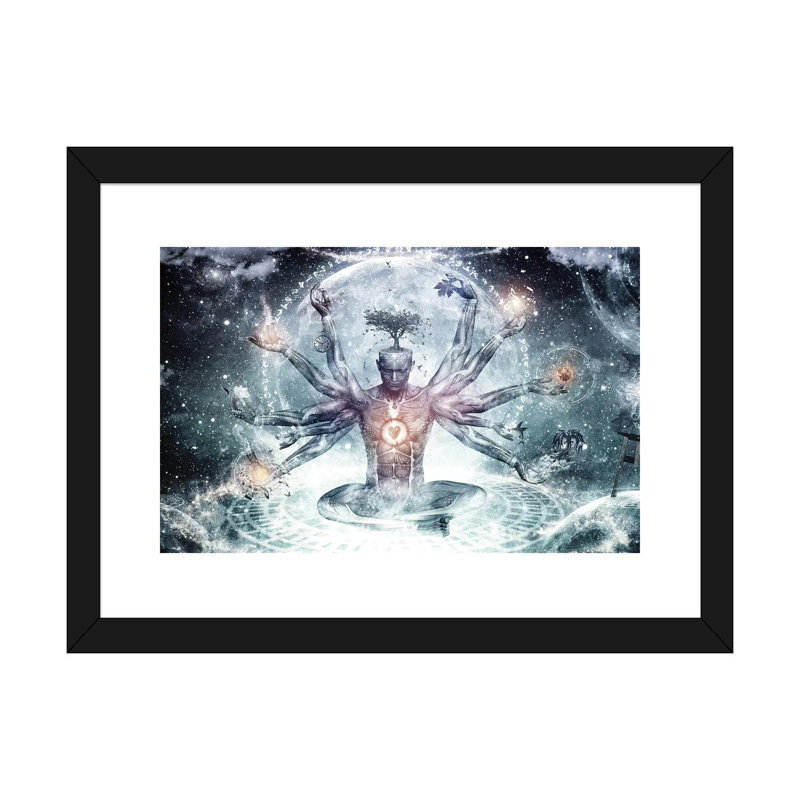 «The Neverender Dreamer» par Cameron Gray, impression, Papier encadré noir, H 24 po x l 32 po x P 1 po