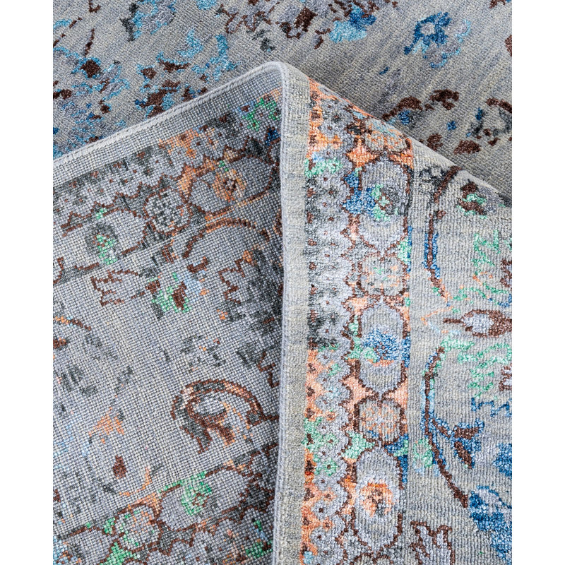 Overdyed One-of-a-Kind 8' 1" X 10' 4" Hand Knotted Area Rug