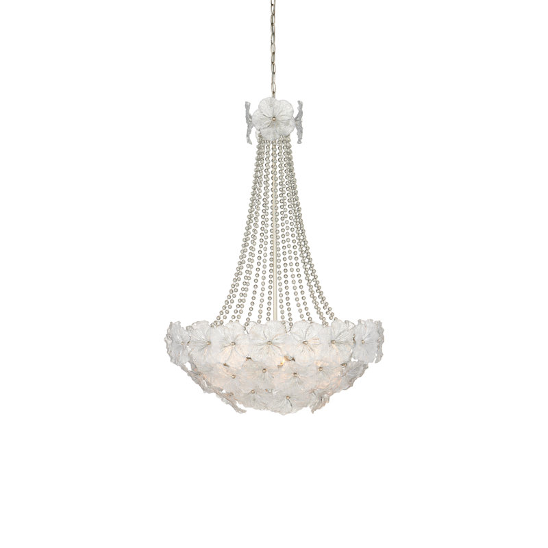 Mallow 6 - Light Glass LED Chandelier