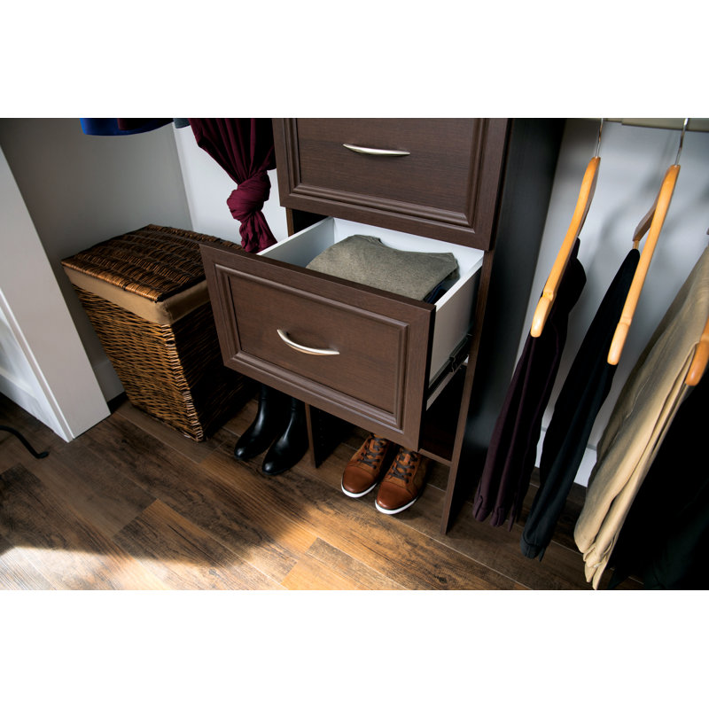 Tiroir l 16,65 po SuiteSymphony, Brun minuit, H 9,96 po x l 16,65 po x P 13,62 po