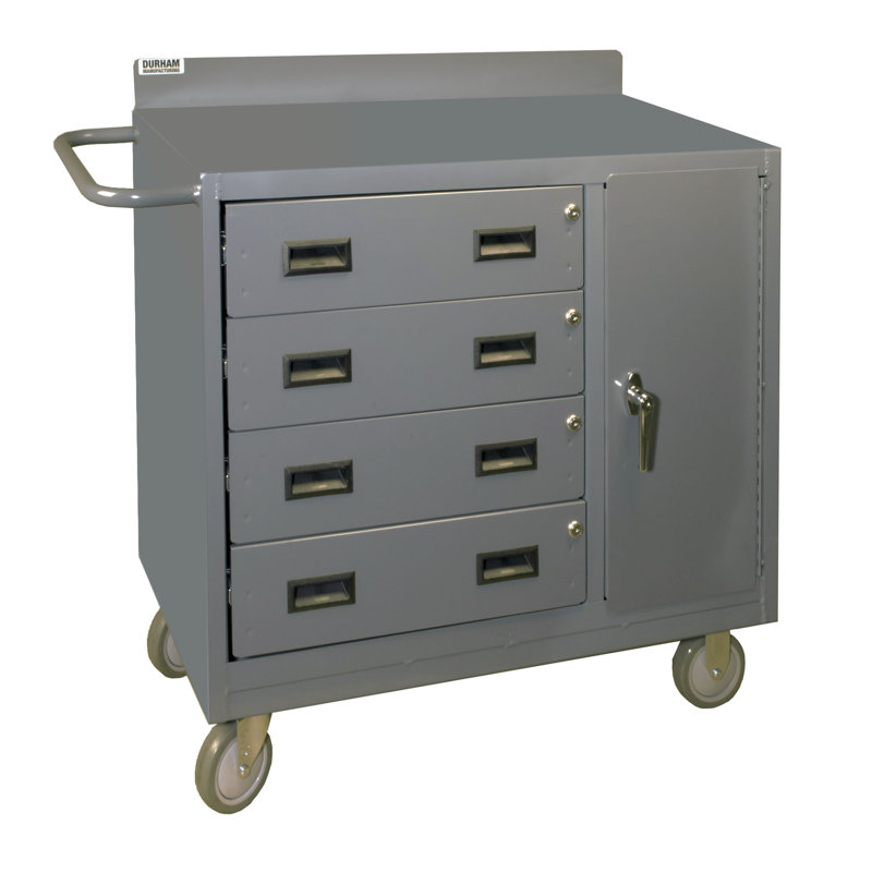 Commode rollaway de fond 4 tiroirs 36 po wide