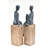 Tribal African Women Figurines Set Of 2