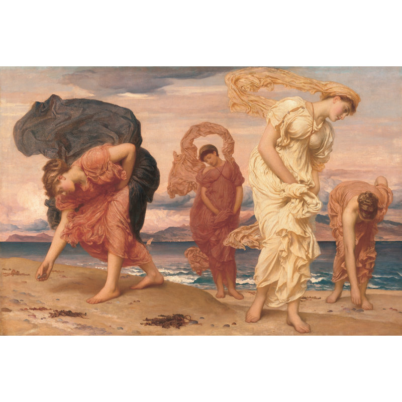 By The Sea by Frederic Leighton - Wrapped Canvas Print, 51cm H x 76cm W