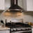 30-in 343-CFM Convertible Black Stainless Steel Wall-Mounted Range Hood with Carbon Filters