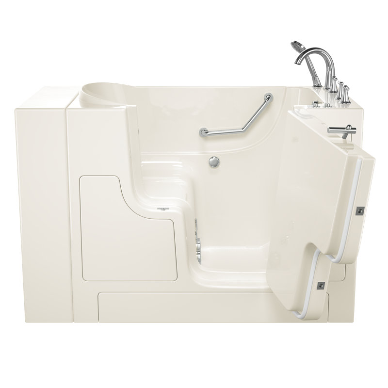 Baignoire de tourbillon à visite guidée 52" x 30", Lin, Droite