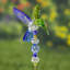 Hummingbird Garden Stake
