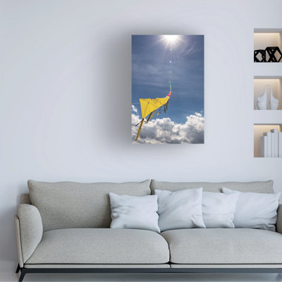 Bolog Kurt Shaffer Rainbow String Of 60 Kites 4 Canvas Art
