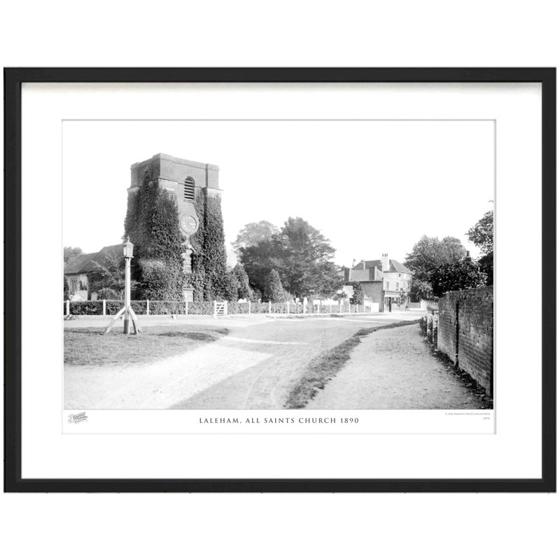 Laleham, All Saints Church 1890 by Francis Frith - Single Picture Frame Print, 28cm H x 36cm W x 2.3cm D