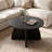 31.5" Round Coffee Table with Cross Legs