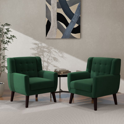Jaqueze 73.4 Cm Wide Cotton Armchair