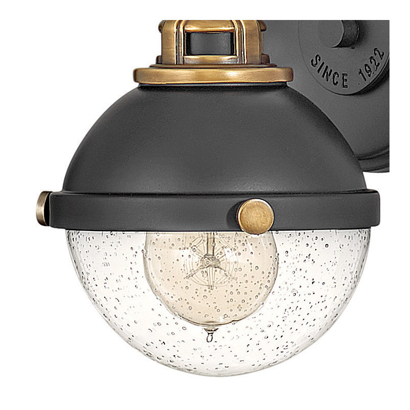 Kyoto Steel Armed Sconce, Black
