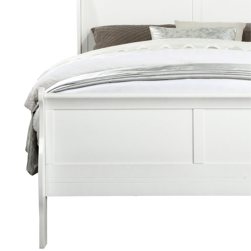 Lit simple blanc avec grâce - Comprend un tiroir pratique et une option de rangement classique en bois de pin massif, Blanc