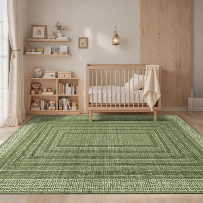Tapis à carreaux Tapis d'entrée moderne à carreaux Paillasson lavable pour la chambre à coucher Tapis antidérapant à bordure antidérapante pour tapis de cuisine de couleur unie festonnée 5 pi x 7 pi