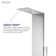 Collines Series 55 In. 2-Jetted Shower Tower With Heavy Rain Shower And Jets And Spray Wand