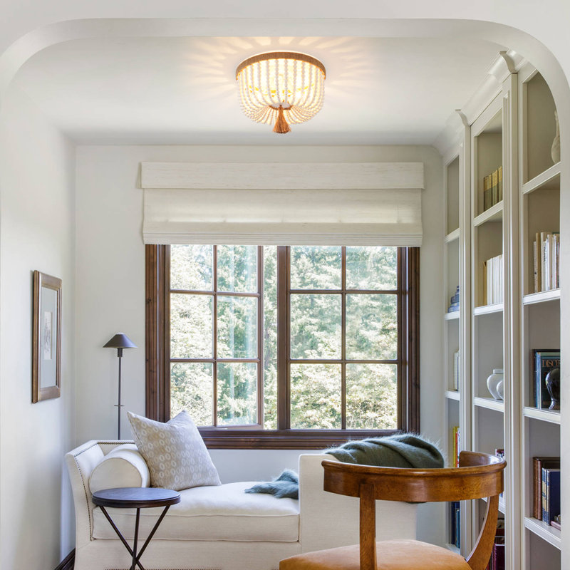 Diomede Solid Wood Flush Mount Lighting