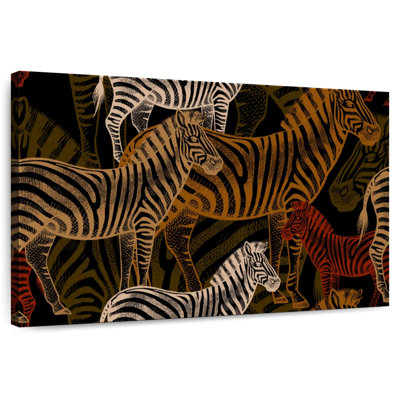Brampt African Zebras Pattern