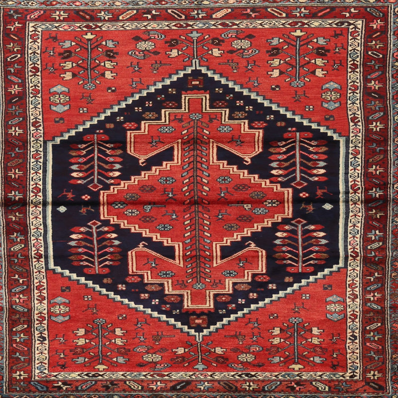 Oriental Indoor Rug, Square 6'