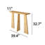 39.4" Solid Wood Console-98352159
