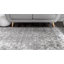 Tapis performance gris / blanc moderne à motif abstrait tissé à la machine Deedra-82532020