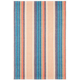 Sloane Stripe Sunset Handwoven Cotton Rug