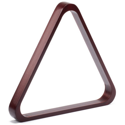 Porte-boules de billard style triangles en bois à 8 boules Style