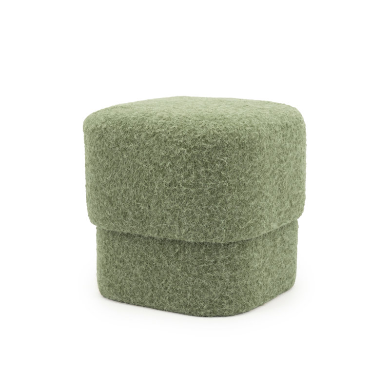 Accent Stool Upholstered Accent Stool, Green