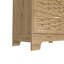 Commode moderne en bois à 4 tiroirs avec poignées dorées
