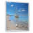 White Floater Framed