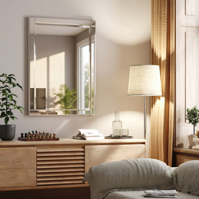 Neema Modern Beveled Glass Wall Mirror