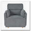 Fauteuil surdimensionné avec repose-pieds et repose-pieds rembourré avec rangement-965912442