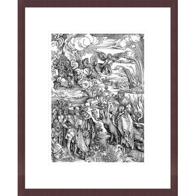 «The Babylian Whore from the 'Apocalypse» ou «The Revelations of St. John the Divine» par Albrecht Dürer, impression giclée sur cadre