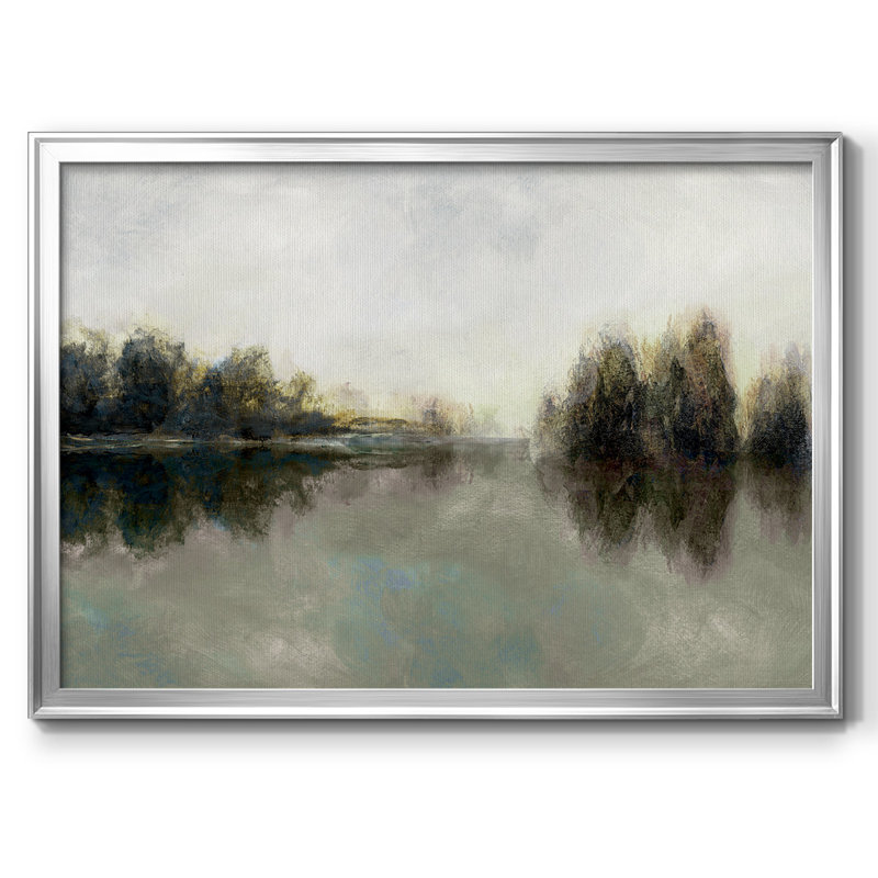 Rainy Sunset, reproduction d'art sur toile, Argent, H 18 po x l 26 po x P 1,5 po